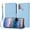 Light Blue, variant on Phone Case for Motorola Moto G30/G20/G10 Wallet Litch Pattern Card Slots Holder PU Lether Flip Folio