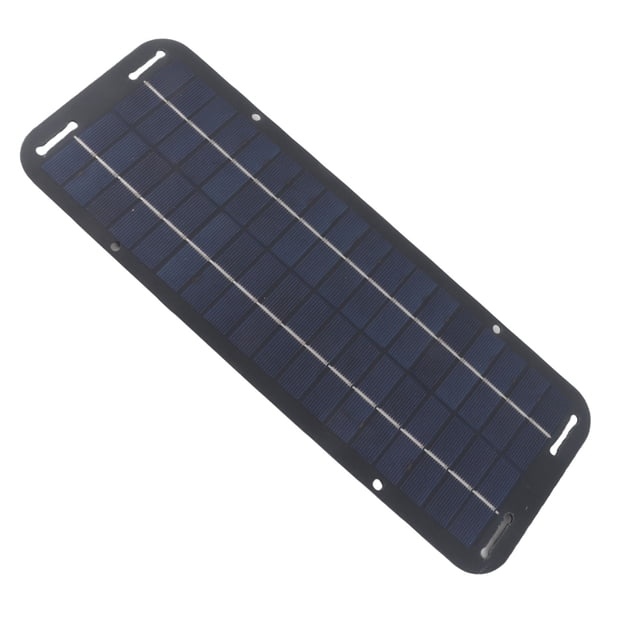 Kit De Panel Solar Portátil, Fácil Instalación Panel Solar De Silicio Monocristalino Eficiente 12 V 5 W Profesional Sin Mantenimiento Para Exteriores