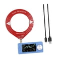 thumbnail image 3 of Mini radiodifusión SI4732 con buena recepción, conector para auriculares y antena de bucle Rojo azul, 3 of 9