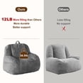 thumbnail image 2 of Kojooin Soft Faux Fur Bean Bag Chair - Ergonomic, No Assembly, Easy Maintenance, 2 of 8