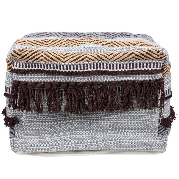 Cover Pouf Foot Rest Ottoman Stool Square Cover Ottoman Floor Supply