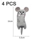 thumbnail image 2 of 4 Uds. Juguete con hierba gatera, juguete para interior de gato, ratón, juguete para masticar molar para gato, juguete de felpa, 2 of 5