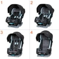 thumbnail image 3 of Baby Trend Cover Me Convertible Car Seat w/Canopy, Desert Blue, 3 of 12