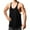 Black, variant on Mens Tank Top Beach Summer Casual Fashion Sports Solid Vest Sleeveless Round-Neck Tank Top