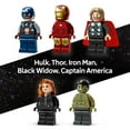 thumbnail image 6 of LEGO Marvel: MARVEL Logo & Minifigures Building Toy - Marvel Collectible Set for Kids, Boys and Girls, Ages 12+ - Model Kit with 5 Minifigures - Gift Idea for Birthday - 76313, 6 of 8