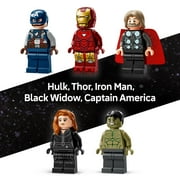 LEGO Marvel: MARVEL Logo & Minifigures Building Toy - Marvel Collectible Set for Kids, Boys and Girls, Ages 12+ Model Kit with 5 Minifigures - Gift Idea for Birthday - 76313