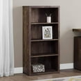 thumbnail image 2 of 11.75" x 23.75" x 47.5" Brown Particle Board Adjustable Shelves  Bookshelf, 2 of 6