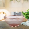 thumbnail image 6 of Rice Washing Colander Rice Washing Basket Cleaning with Handle Washing Strainer Basket Kitchen Supplies Draining Kitchen Colander Container pink, 6 of 8