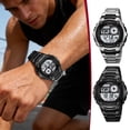 thumbnail image 1 of Yrmaups 2 Pcs Montre de Sport Numérique pour Adolescents, Réveil Multifonction Étanche, Luminous Chronomètre d'Extérieur pour Étude, Course, Randonnée, Natation, 1 of 9