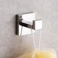 thumbnail image 4 of Deckon - Gancho para toallas de baño de acero inoxidable, cuadrado, para ropa, toalla, abrigo, albornoz, armario, armario, soporte para esponja, para baño, cocina, garaje, resistente, montado en la pared, acabado cromado pulido Kuyhfg Bienvenido a Kuyhfg, 4 of 5