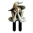 thumbnail image 1 of TIELUTT Halloween Garden Stakes 2D Flat Small Witch Girl/Pumpkin Man Decorative Stakes Outdoor Valentines Day Banners for Fireplace Organizer Containers Rabbit Cardigan for Girls Potting Tray Rabbit, 1 of 4
