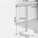 thumbnail image 5 of T-Shape Hand Towel Stand with Marble Base for Bathroom Countertop Tissue Rack Holder Kitchen Free-Standing Towel Hanger, 5 of 5