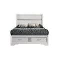 thumbnail image 4 of Pemberly Row 2-Drawer Storage Platform Wood Full Bed in White, 4 of 6