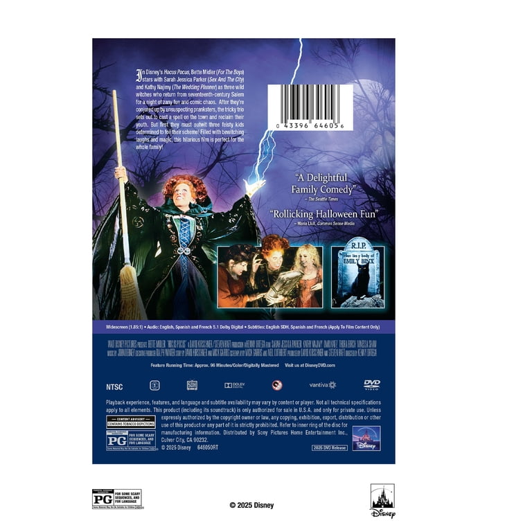 Hocus Pocus (DVD), Disney - Walmart.com