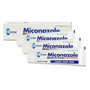 Miconazole Nitrate 2% Antifungal Cream for Athletes Foot & Jock Itch 1oz -3 Pack