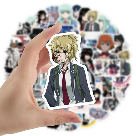 10/30/50pcs Anime High-rise Invasion Stickers Decal Tenkuu Shinpan Kids ...