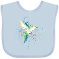 thumbnail image 3 of Inktastic Hummingbird Paint Splatter Boys or Girls Baby Bib, 3 of 4
