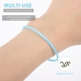thumbnail image 4 of 10 Pcs Gommeux Bracelets de Gelée de Silicone Doux Bracelets en Caoutchouc Extrêmement Extensible, 4 of 7
