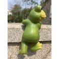 thumbnail image 4 of Indoor Outdoor Statue Hanging Frog, Garden Mini Art Décor Figurine Ornament for Planter Pots Hanger Porch Patio Lawn Ormromra WMPH-1516, 4 of 9