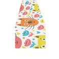 thumbnail image 2 of MKHERT Funny Cats Table Runner for Office Kitchen Dining Room Wedding Party 16x72 inch, 2 of 4