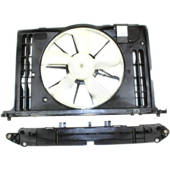 Radiator Fan Assembly - Compatible with 2009 - 2013 Toyota Corolla 1.8L 4-Cylinder 2010 2011 2012