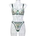 thumbnail image 1 of Ladies Fashion Sexy Lingerie Lace Lattice Ruffles Hollow Suspenders Mesh Jumpsuit, 1 of 8