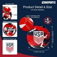 thumbnail image 3 of Icon Sports U.S. Soccer USMNT Size 5 Soccer Ball - Brush Design [Red Navy White], 3 of 3