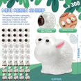 thumbnail image 3 of 300 Pcs Mini Resin Rabbit Animals Glow Sheep - Luminous Bunny Sheep Statue for Prank Gifts, DIY Craft & Party Decoration, 3 of 4