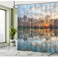 thumbnail image 5 of Ambesonne Colorful Shower Curtain, Boho Sunset, 69"Wx84"L, Multicolor, 5 of 5
