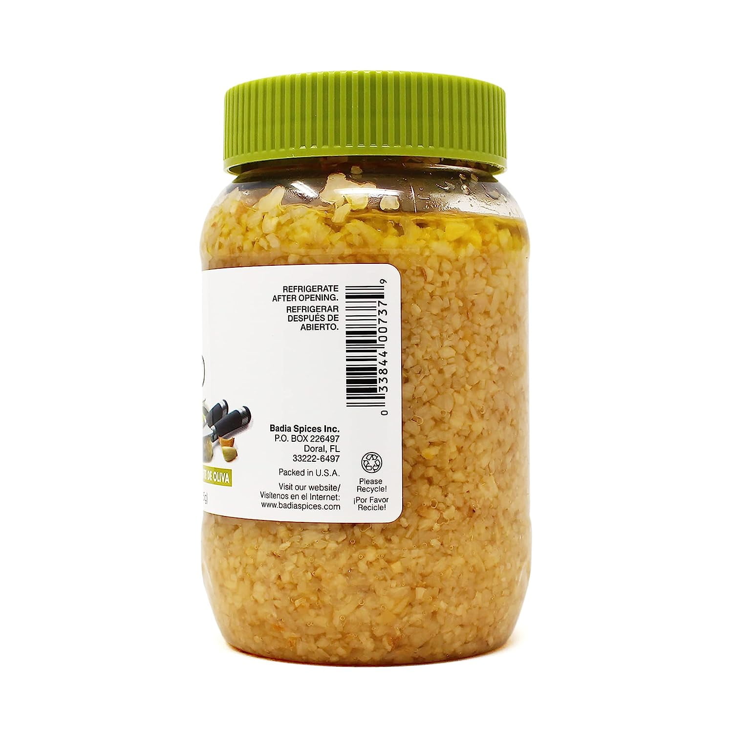 Badia Minced Garlic in Oil, 16 Ounce -- 12 per case.