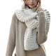 thumbnail image 1 of Qarigey Bufandas de moda para mujer, idea de regalo suave y cómoda, bufanda de invierno para mujer, bufanda cálida de invierno Accesorios de disfraces Beige, 1 of 6