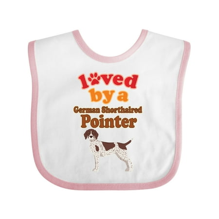 

Inktastic German Shorthaired Pointer Owner Girls Baby Bib