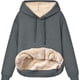 thumbnail image 1 of Sudadera Con Capucha Con Bolsillo De Canguro Sólido, Sudadera Con Capucha Informal De Manga Larga Para Otoño E Invierno, Ropa De Mujer, 1 of 4