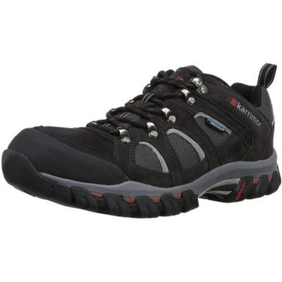 Mens Karrimor Bodmin IV Weathertite Low Rise Waterproof Hiking Shoes - Black Sea
