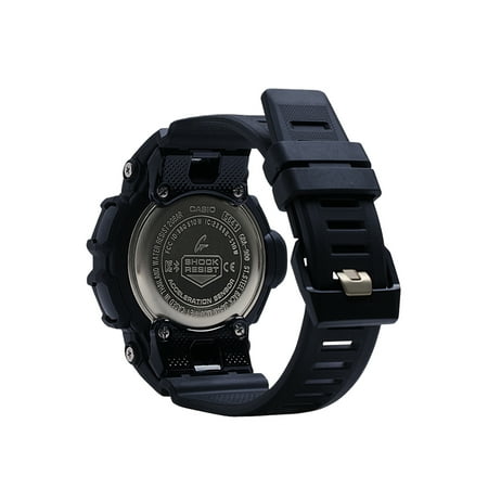 Casio - Men's G-Shock Analog-Digital Step Tracker with Bluetooth Mobile Link 49mm Watch - Black