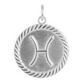 thumbnail image 2 of Coin Pendant Necklace in Sterling Silver, 2 of 4