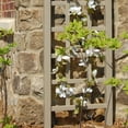 thumbnail image 5 of Dura-Trel Elmwood 22 by 75 Inch Outdoor Garden Patio Trellis, Mocha, 5 of 11