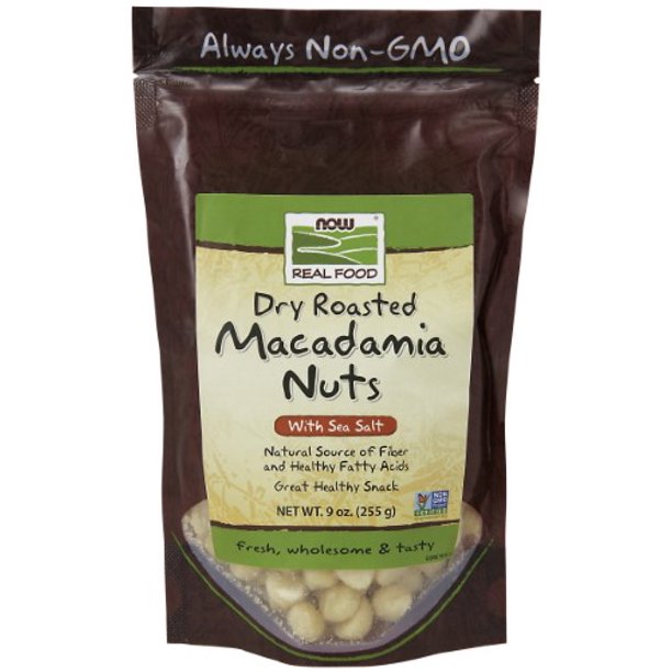 NOW Foods Macadamia Nuts, 9 Oz
