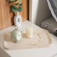 thumbnail image 5 of Bandeja de tocador karibiber Travertine Stone para baño y cocina, 5 of 7