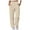 Beige, variant on felwors Women's V Crossover Waist Sweatpants Baggy Y2K Jogger Pants Wide Leg Fleeced Lounge Pants Pink, L