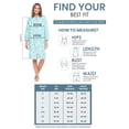 thumbnail image 6 of Casual Nights - Housecoats For Women, Snap Front Dusters For Women, Pure Cotton House Dresses For Elderly & Young with 2 Pockets, Mint Large, 6 of 7