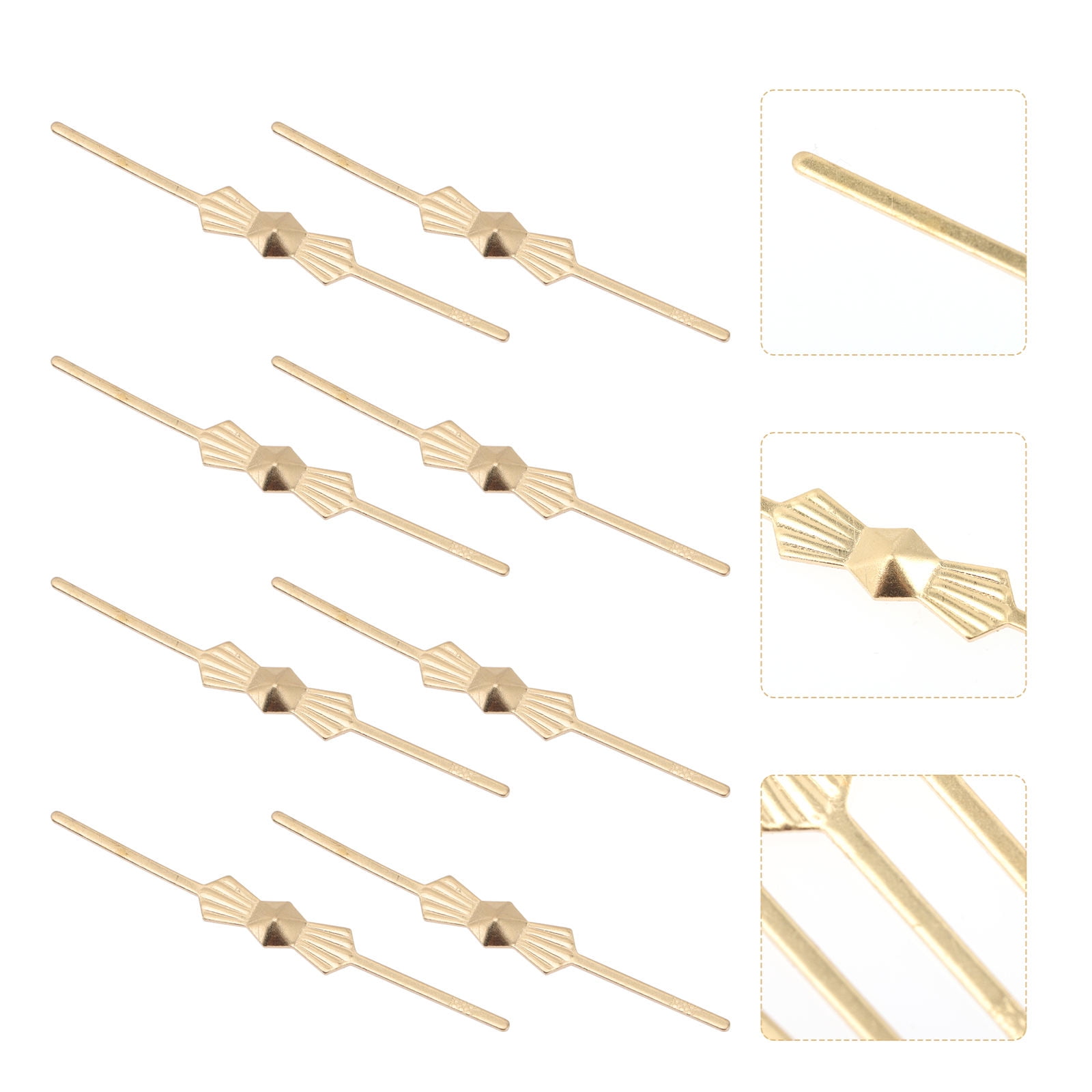 PATIKIL Chandelier Connector Clips - 100 Pack Golden Bowtie Pins For Crystal Beads & DIY