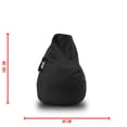 thumbnail image 2 of Sillón Puff tipo pera Puff MX muy cómodo Nylon Negro, 2 of 2