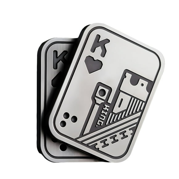 B-Qtech Curseur Anti-Stress en Métal, Rouleau de Poker Tactile pour Adultes, Cadeau pour Soulager le Stress et Favoriser la Concentration
