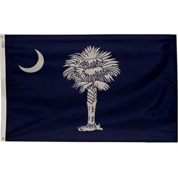 South Carolina Flag 4 x 6 Feet Nylon
