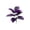 A002- B, variant on Artificial Plant Dark Purple Foliage 1 Pack Faux Calathea Hobby for Vase Indoor Purple Home Decor Table Accent