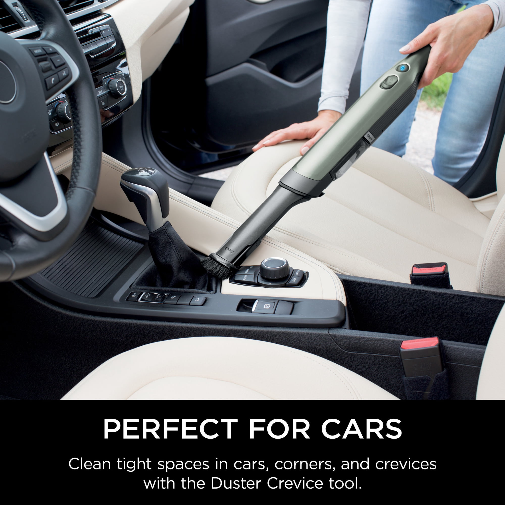 Shark WANDVAC Handheld Vacuum, Pet Friendly, Car & Home, Brushless Motor, Charging Dock, WV201GNBRN, Sage