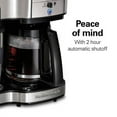 thumbnail image 5 of Hamilton Beach 2-Way Brewer, Single Serve or 12 Cup Coffee Maker, Black, 49980A, 5 of 8