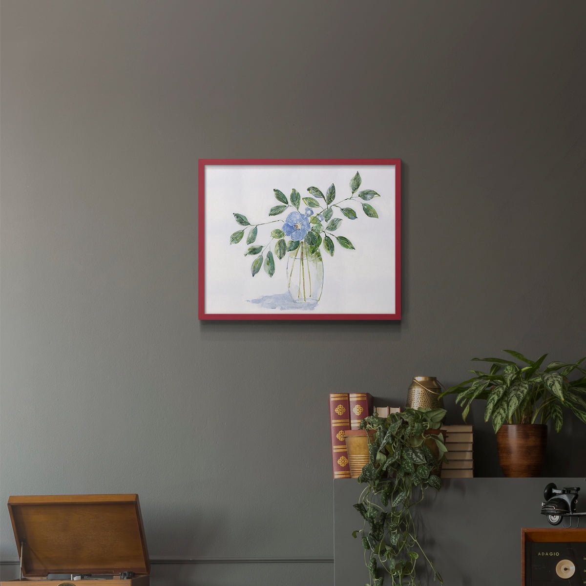 Rustic Simplicity II by Sally Swatland - Restickable Framed Giclée Print