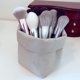 thumbnail image 2 of Organizador de cosméticos, portavasos para brochas de maquillaje, bolsas de papel Kraft portátiles de viaje, estuche para lápices para oficina, Washab reutilizable, 2 of 2